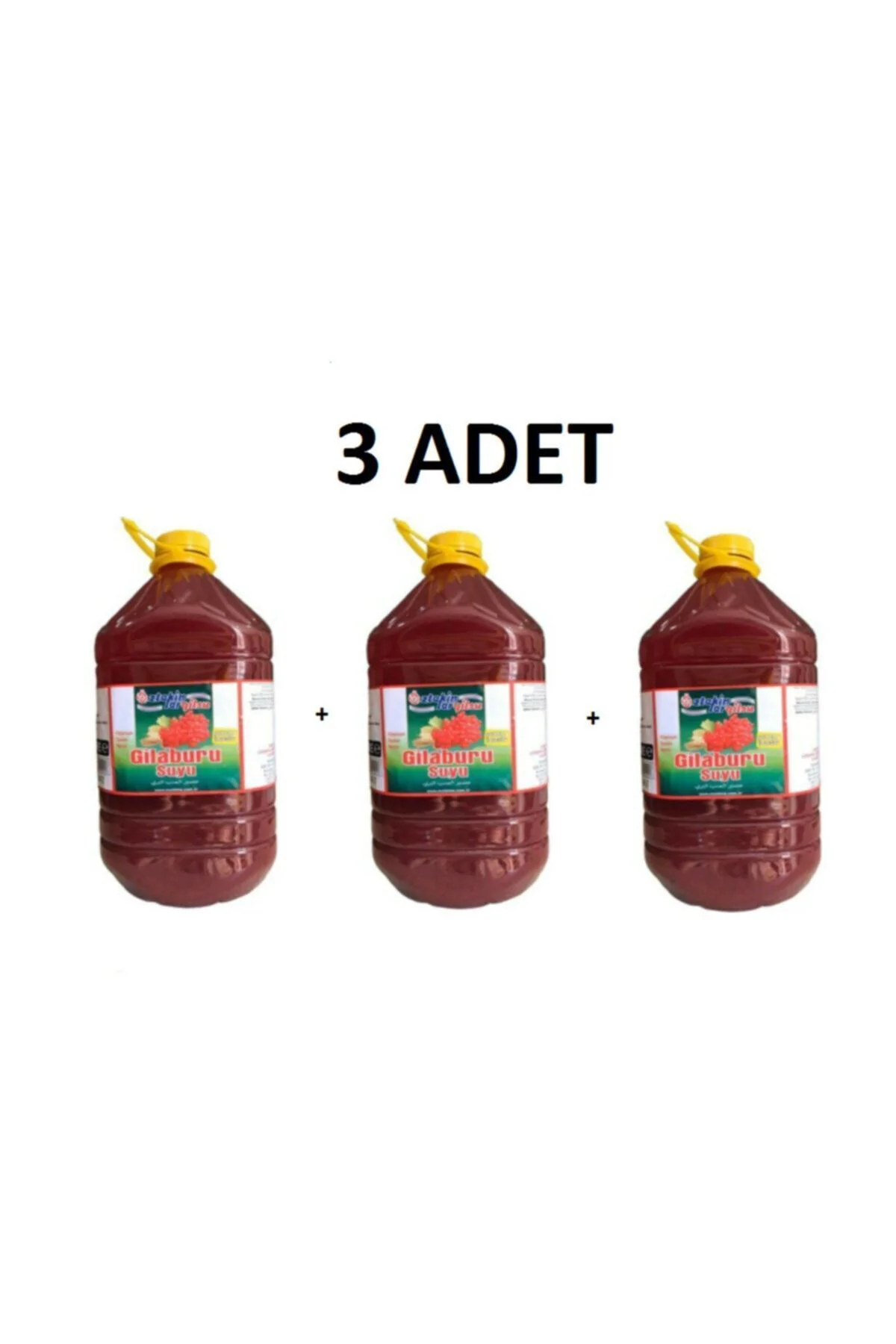 Gilaburu Suyu 5 Lt X 3 Adet Avantajlı Set...