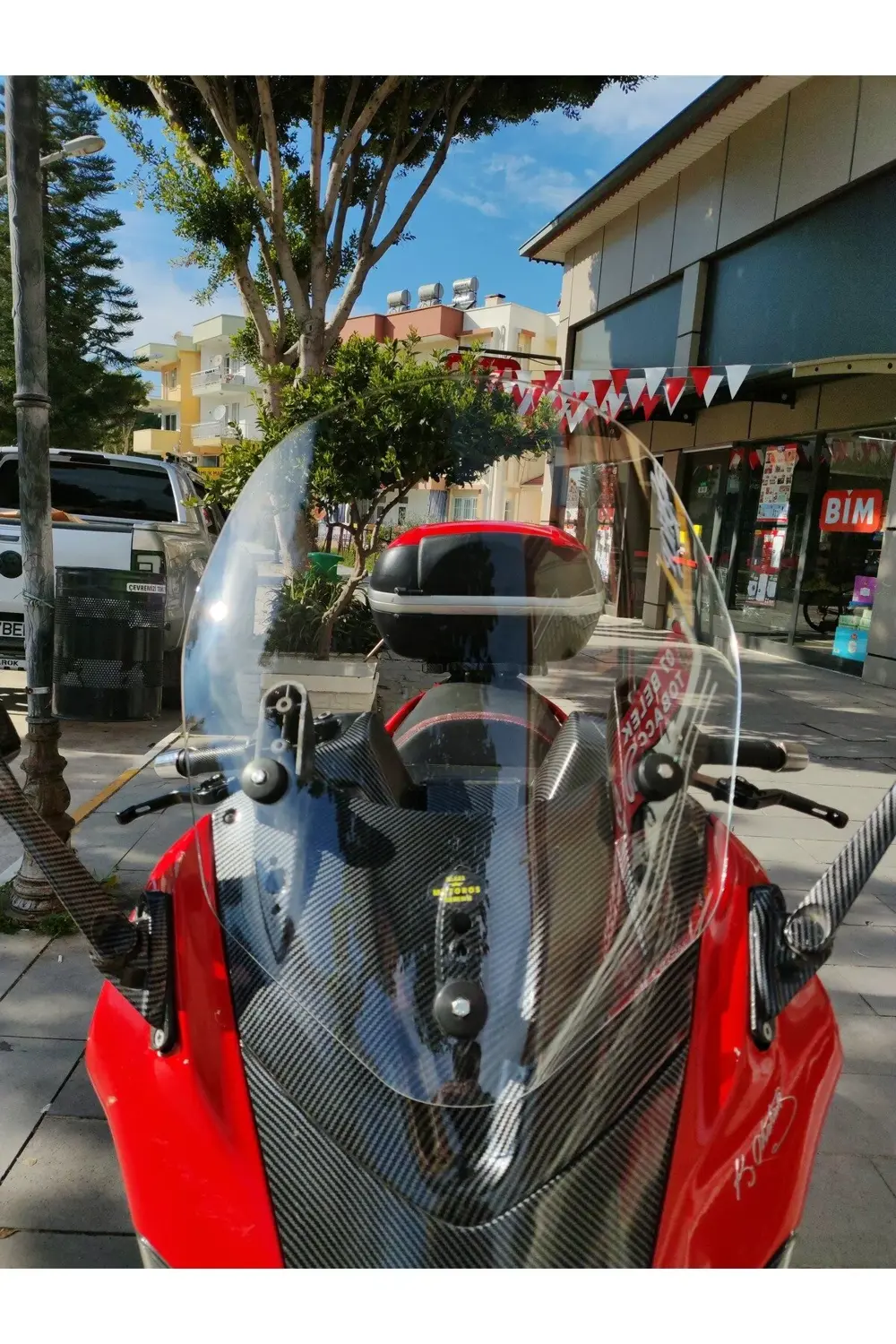 Gilera Nexus 500 Ön Cam 2004 2008 Model 58cm Şeffaf Renkli 4mm