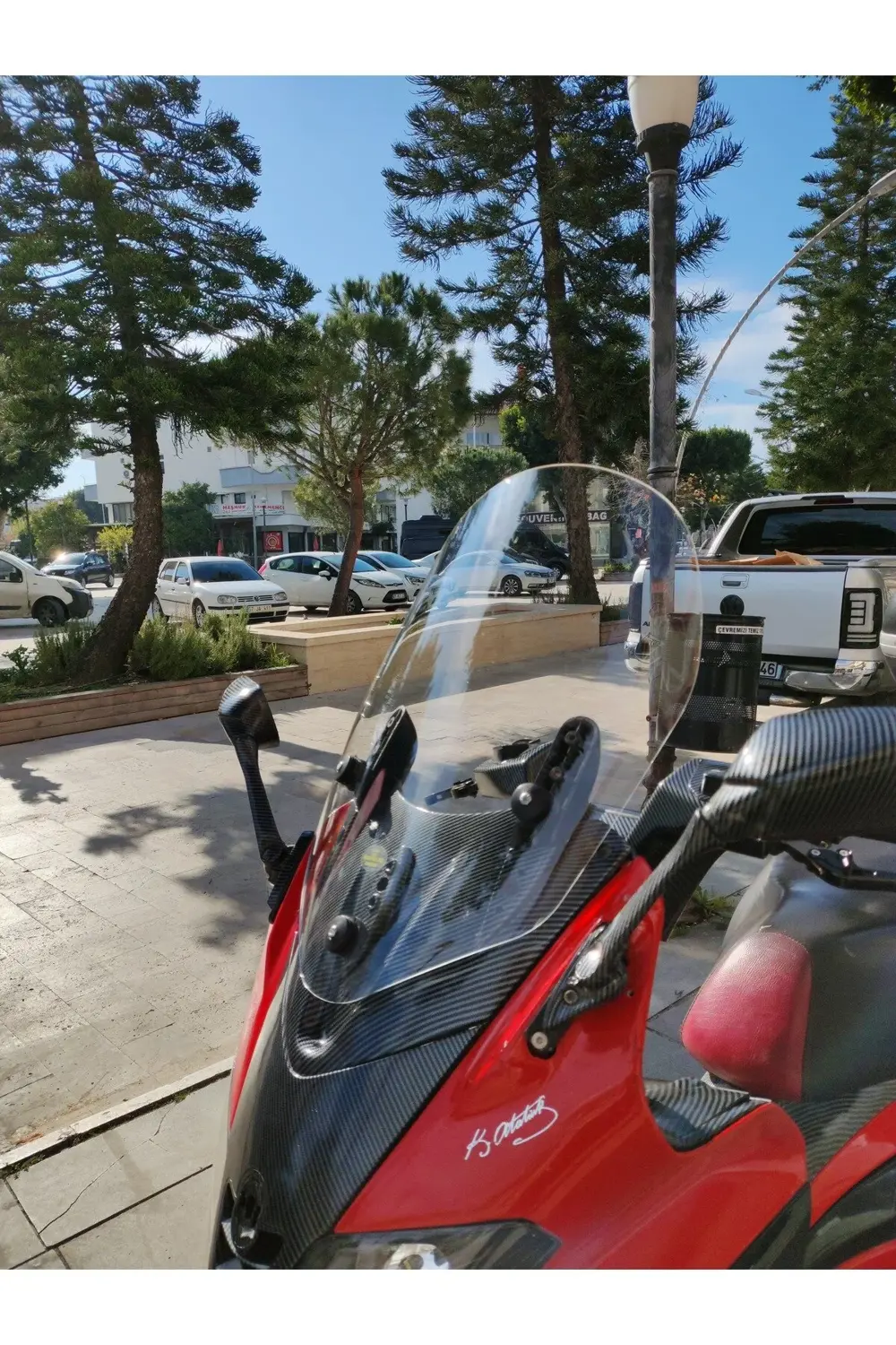 Gilera Nexus 500 Ön Cam 2004 2008 Model 58cm Şeffaf Renkli 4mm