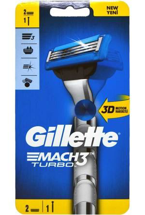 Gillette Mach3 Turbo 3D Tıraş Makinesi 2 UP