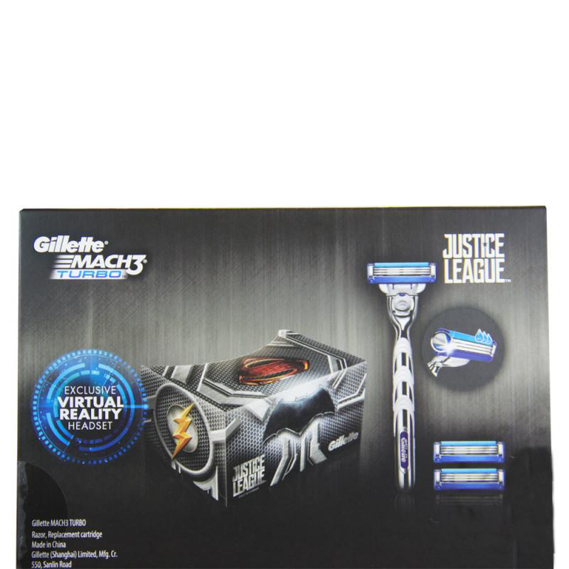 Gillette Mach3 Turbo Traş Makinası Justice League VR Gillette Mach3 Turbo Traş Makinası Justice League VR