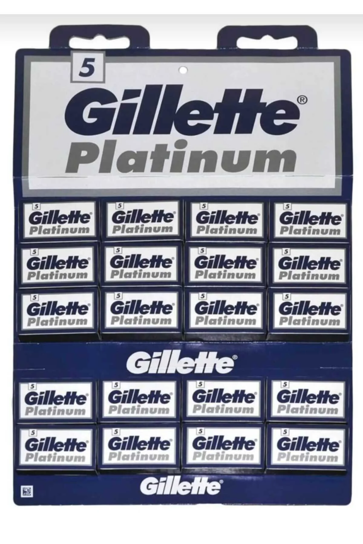 GİLLETTE PLATİNUM super stainless silver blue