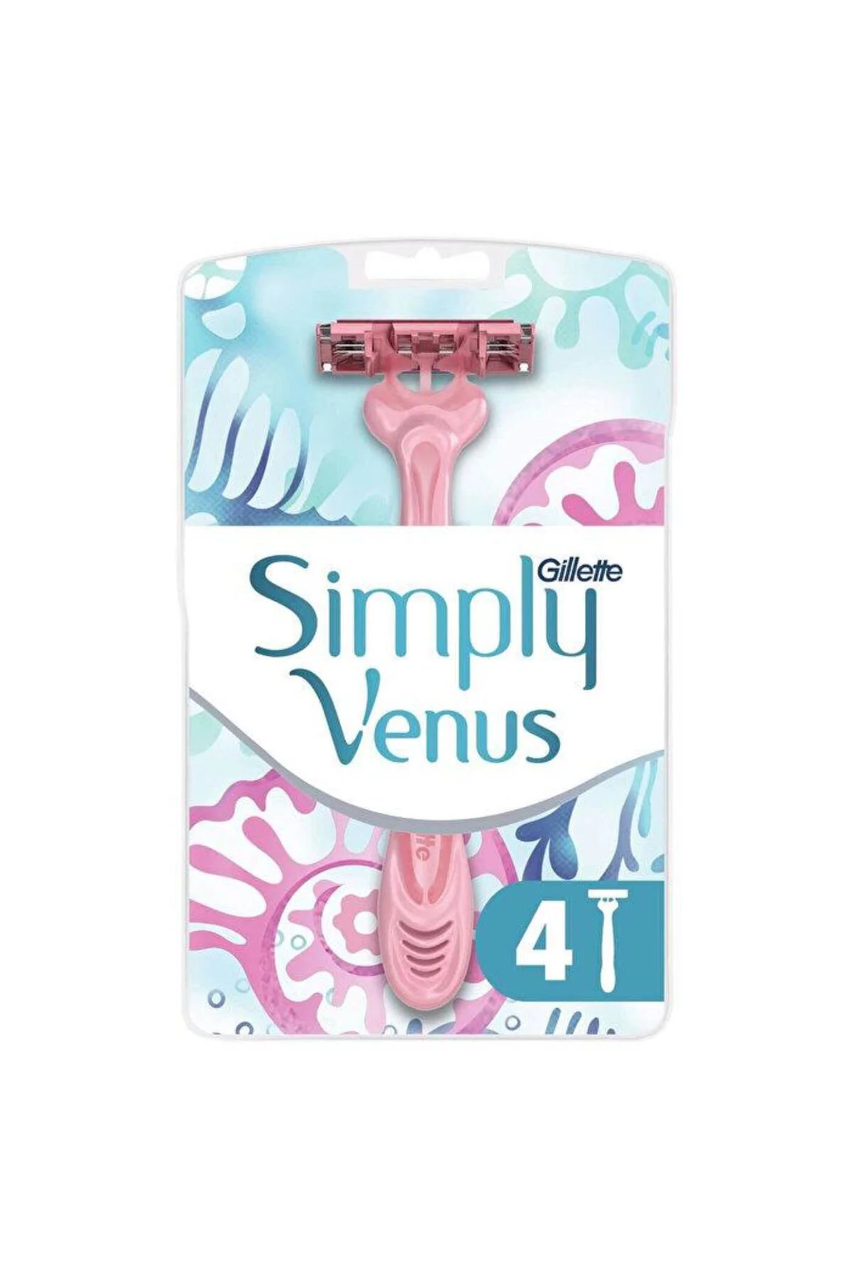 GİLLETTESimply3 Kadın Tıraş Bıçağı 4'lü