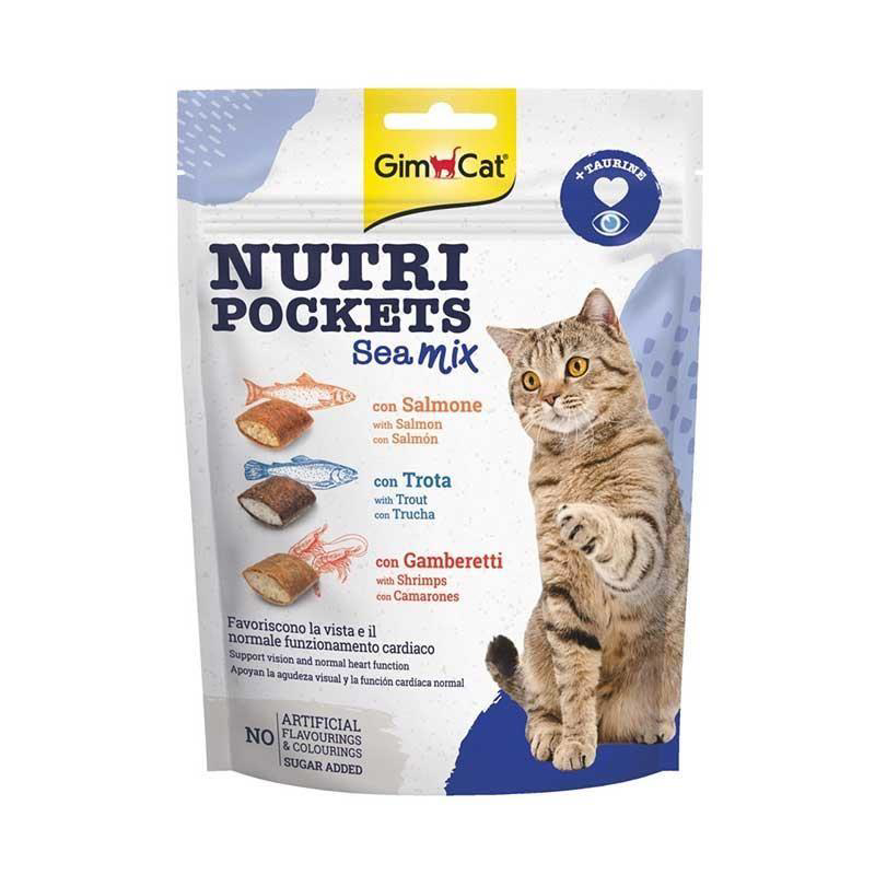 GimCat Nutripockets Kedi Ödülü Sea Mix 150 Gr