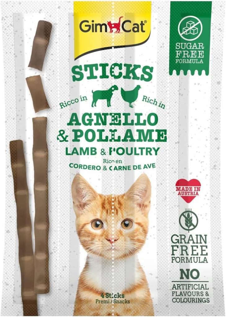 Gimcat Sticks Kuzu Etli Kedi Ödül Çubukları 4 Adet - 20 Gr Gimcat Sticks Kuzu Etli Kedi Ödül Çubukları 4 Adet - 20 Gr