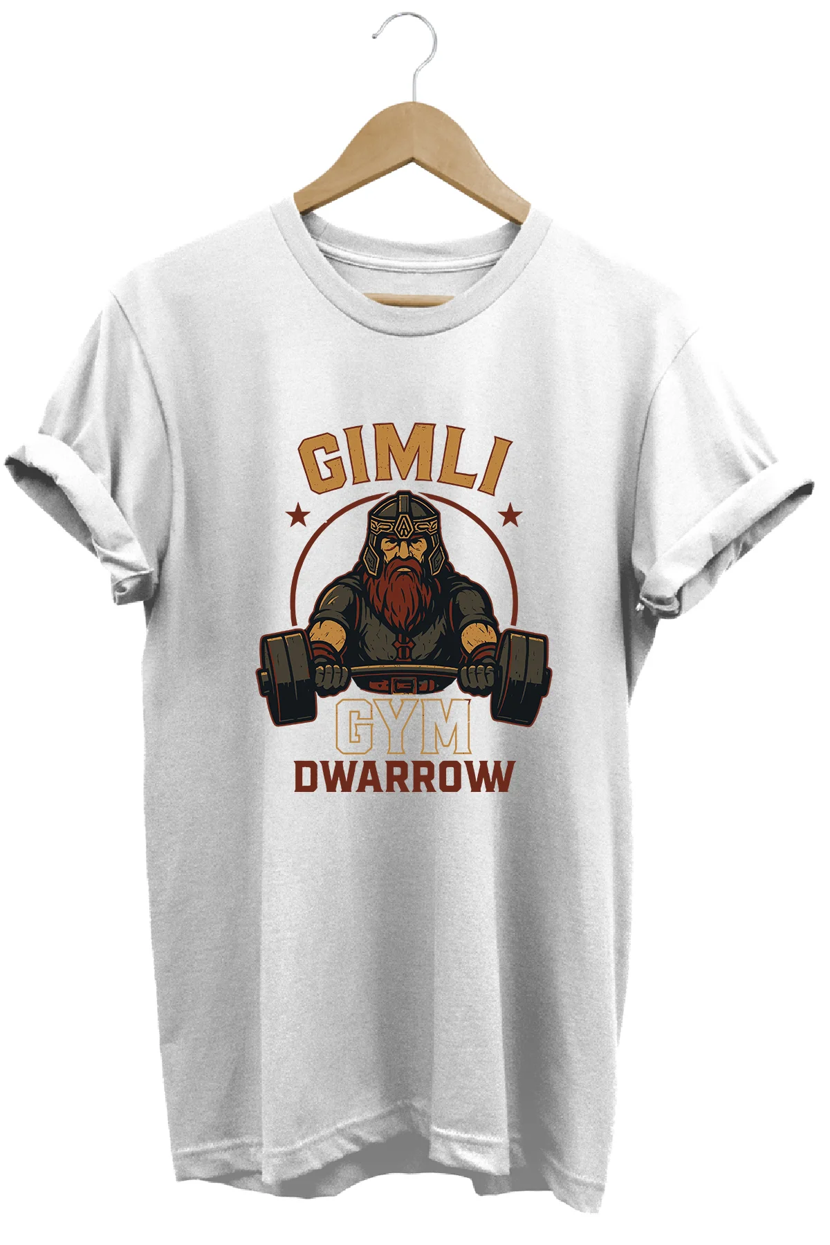 Gimli Gym LOTR Regular Fit %100 Pamuk Yumuşak Dokulu Bisiklet Yak