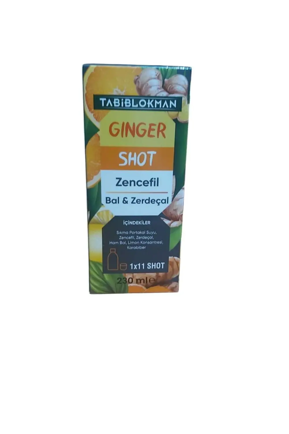 Tabib Lokman Gınger Shot Zencefilli İçecek (11 Shot Bardağı) 230 Ml