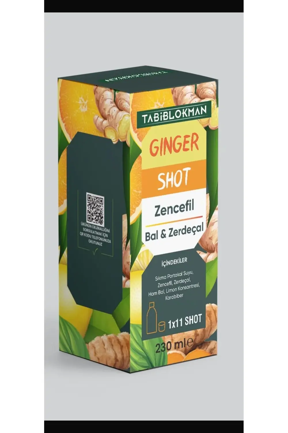 Tabib Lokman Gınger Shot Zencefilli İçecek (11 Shot Bardağı) 230 Ml