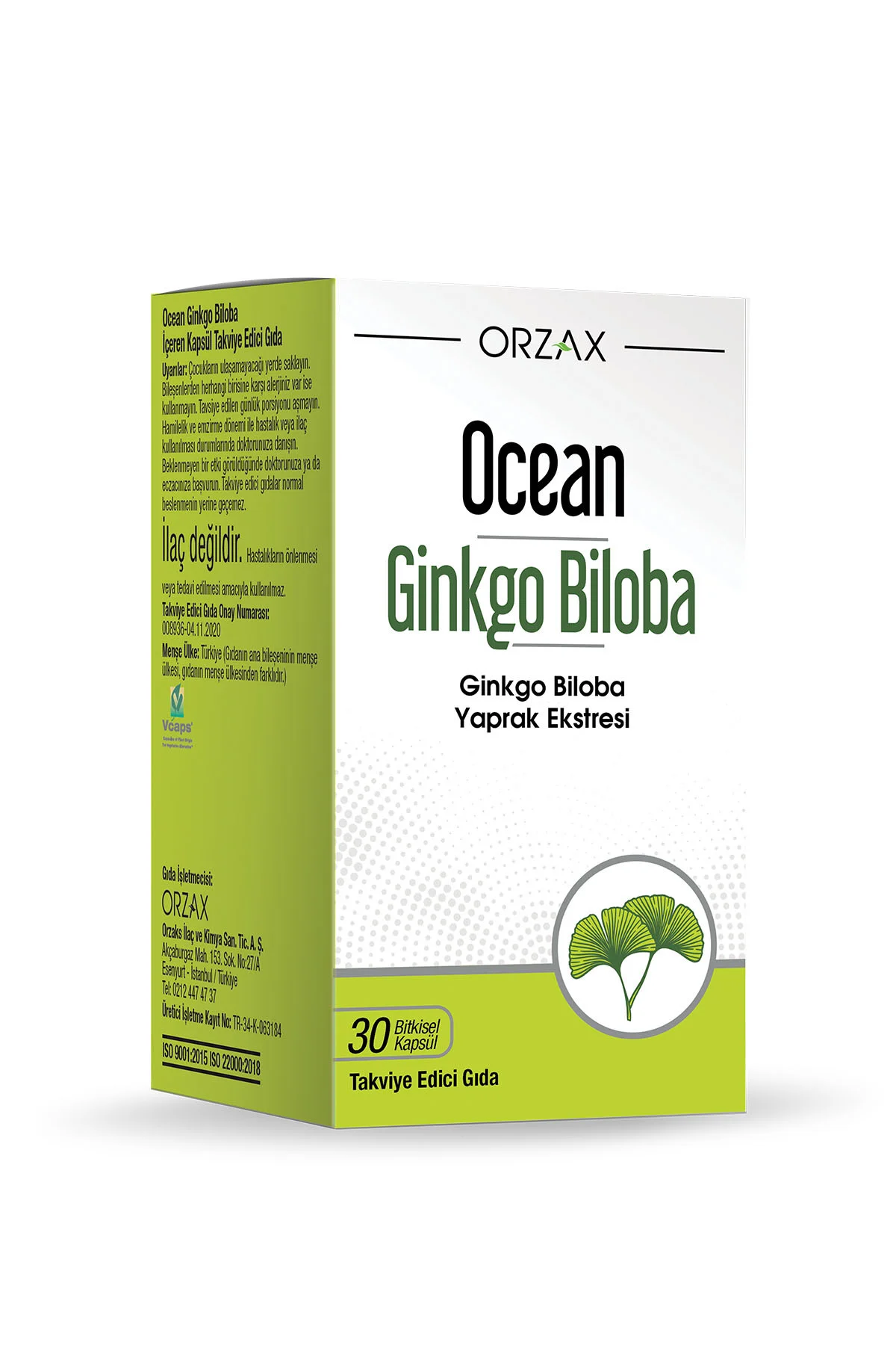 Ginkgo Biloba 30 Kapsül