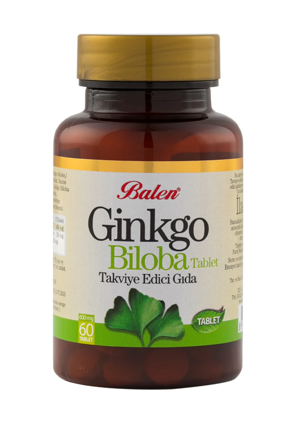 Ginkgo Biloba 600 mg 60 Tablet