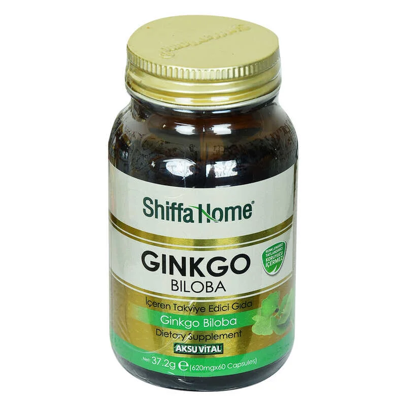 Ginkgo Biloba 620 Mg 60 Kapsül – Hafıza ve Dikkat Desteği İçin Bitkisel Takviye