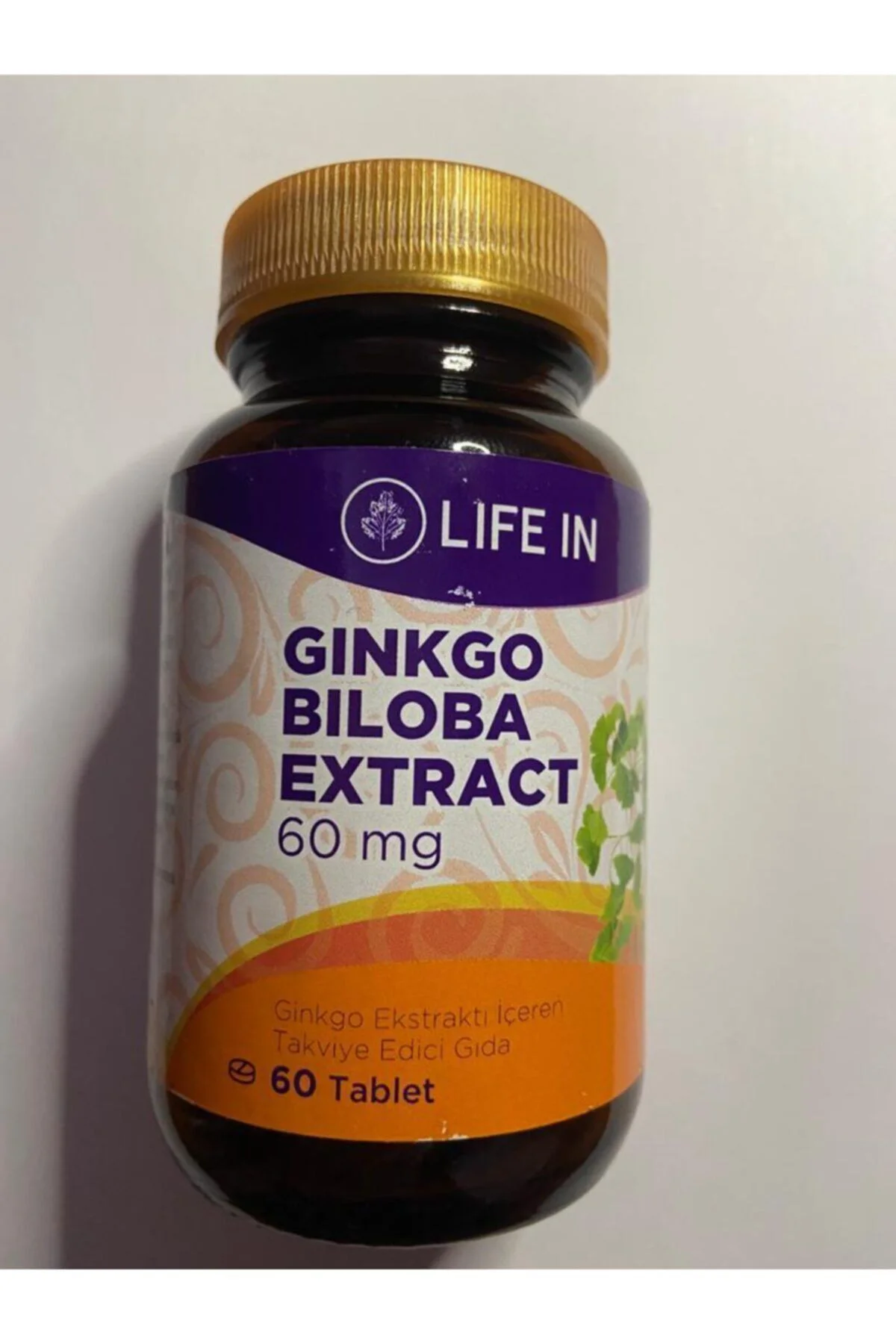 Ginkgo Biloba Extract 60 Tablet Ingiliz