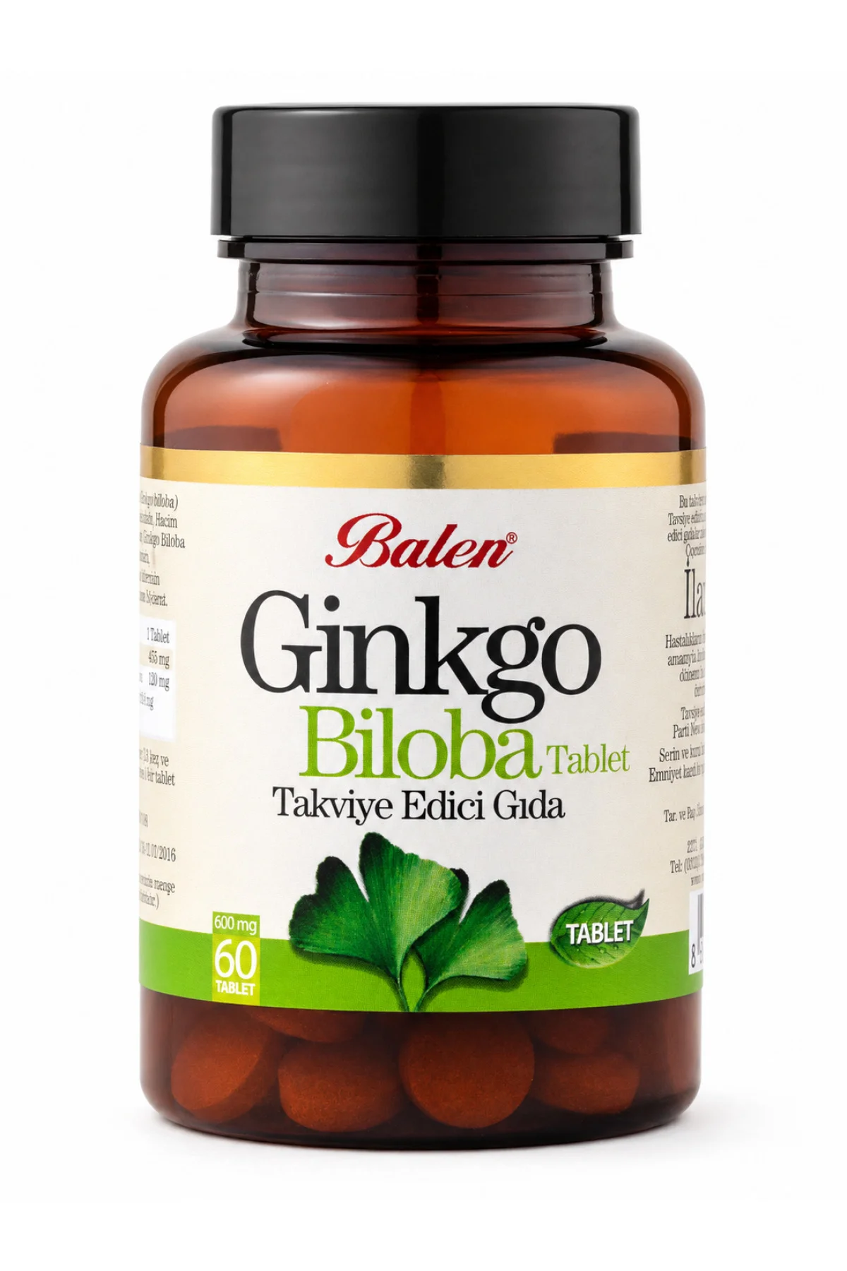 GİNKGO BİLOBA TABLET 600 MG*60 Fiyatı, Yorumları ve Özellikleri