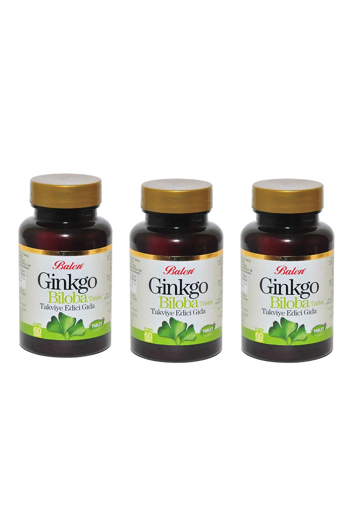 Ginko Biloba 600 mg 60 Tablet x 3 Adet