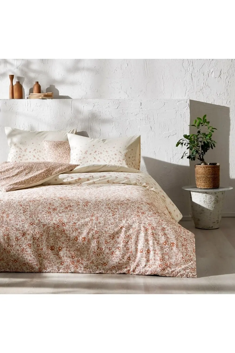 Ginny Ranforce Çift Kişilik Nevresim Takımı Kırmızı