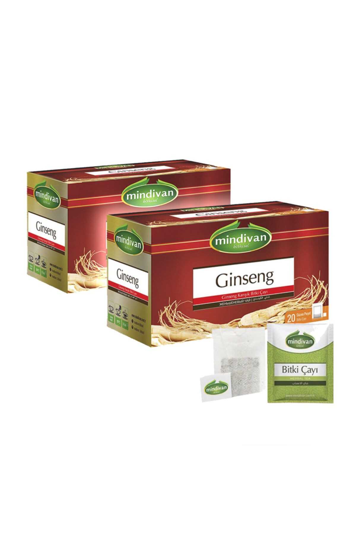 Ginseng Çayı 20'li Bitki Çayı X 2 Adet