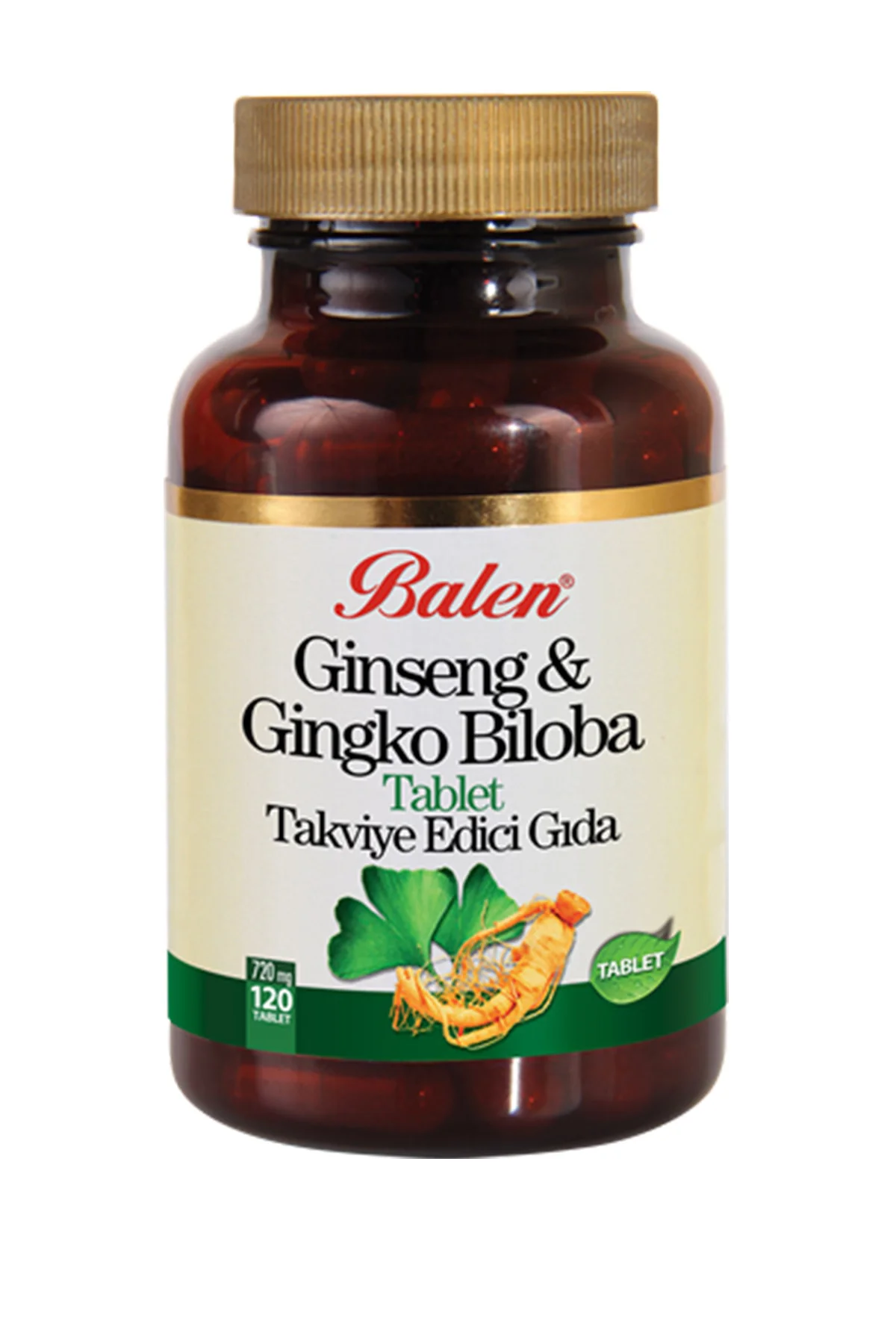 Ginseng & Ginkgo Biloba 720 Mg 120 Tablet X 3 Adet