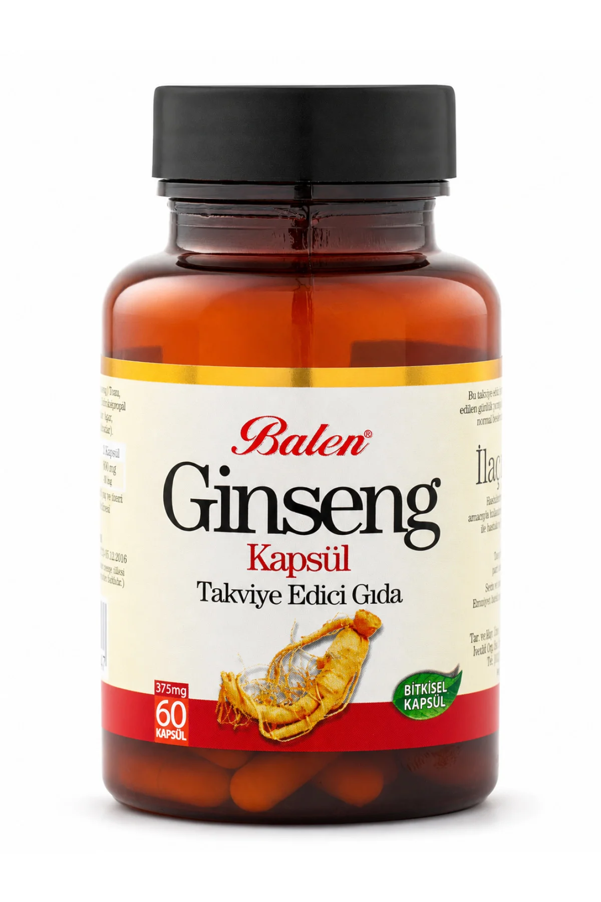 GİNSENG KAPSÜL 375 MG*60