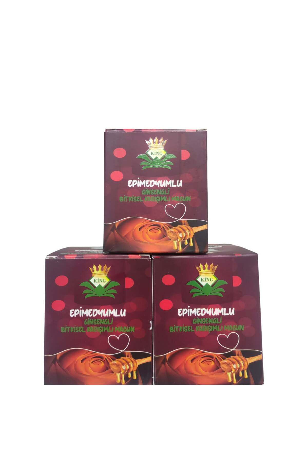 King Ginsengli Bitkisel Karişim 3 Adet 240 Gr