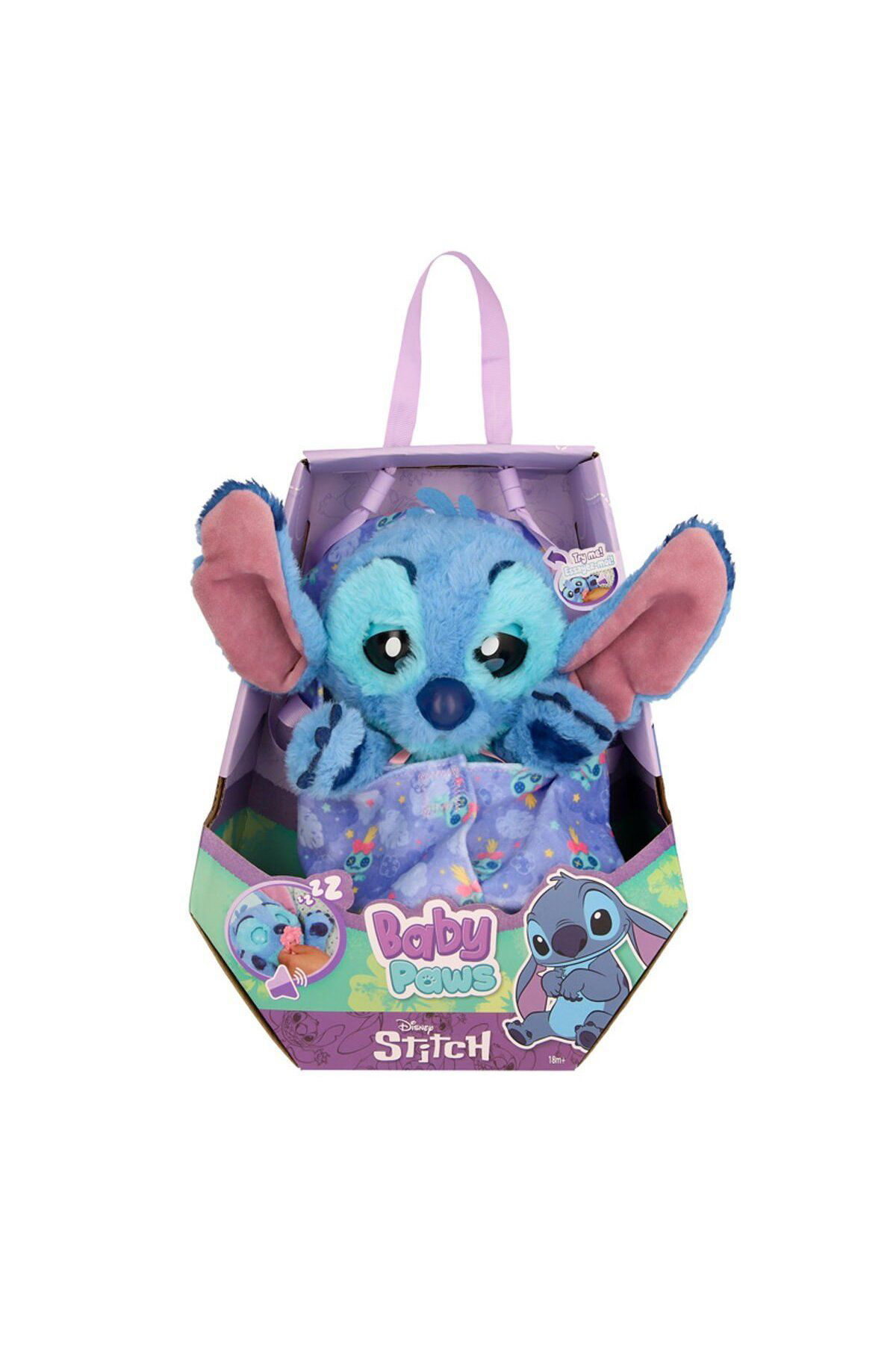 GIOCHI PREZIOSI BAW04000 Baby Paws STITCH Sesli 20 cm Peluş