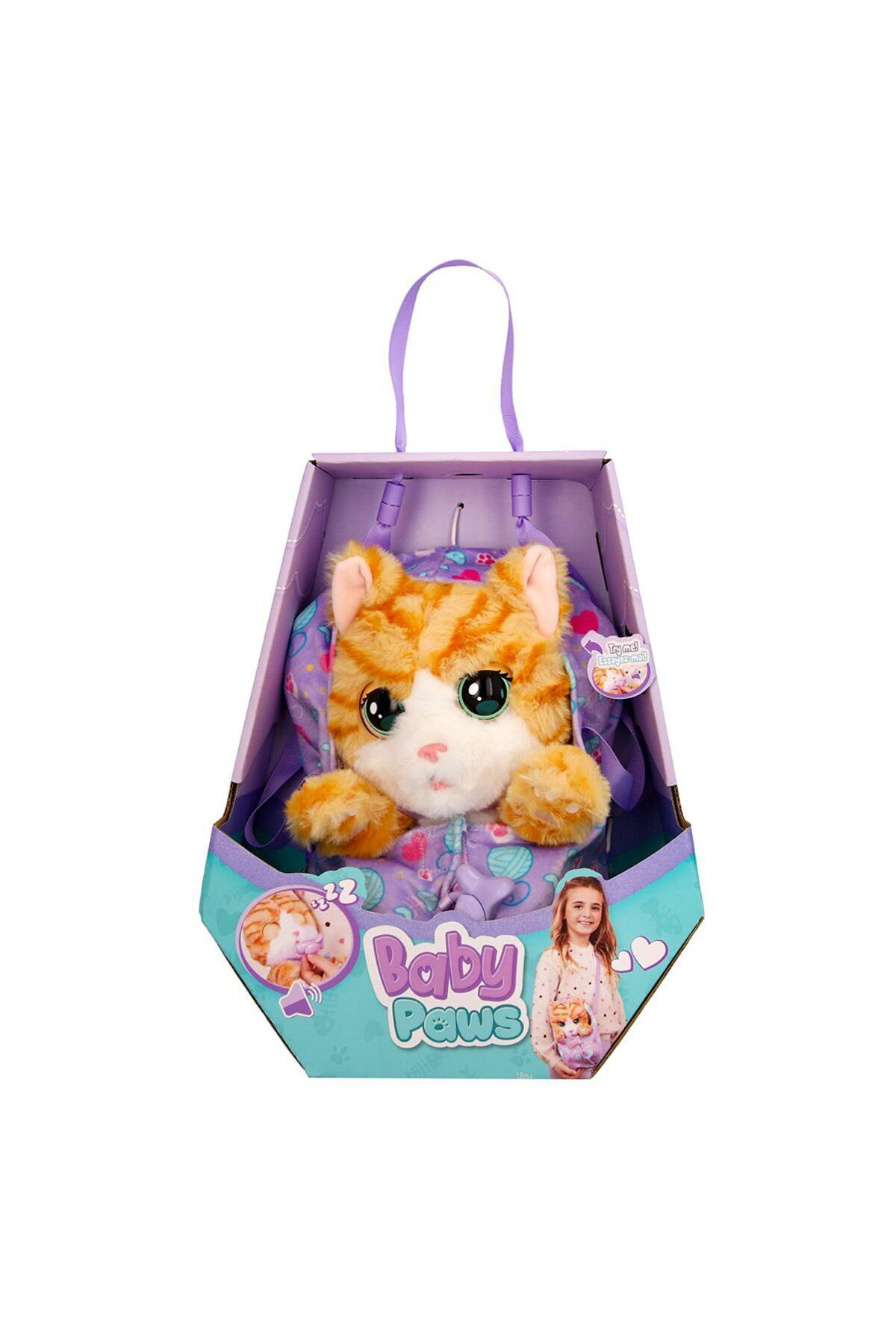 GIOCHI PREZIOSI BAW05000 Baby Paws Sesli Kedi 20 cm Peluş