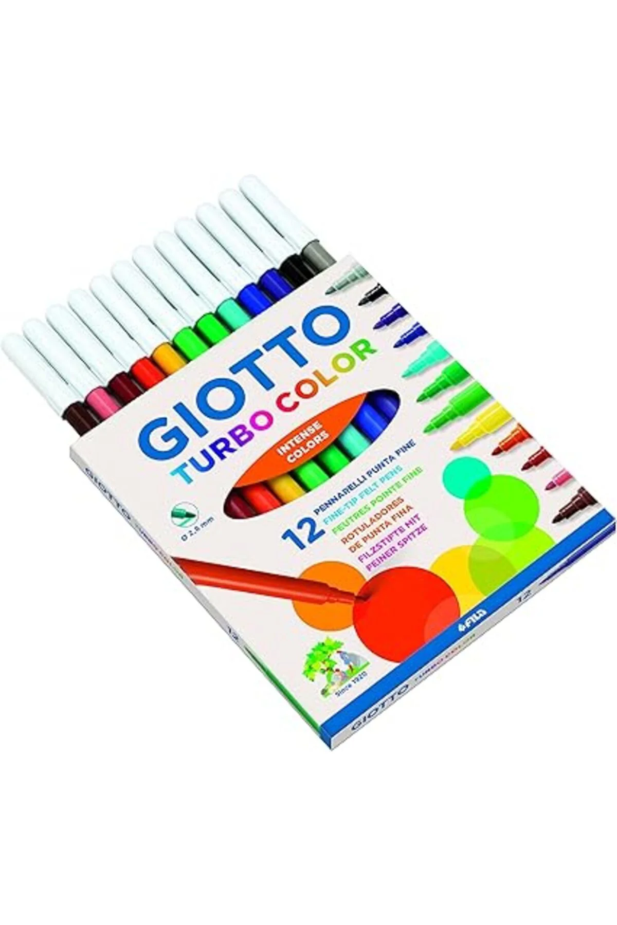 Giotto Turbo Color 12’Li Keçeli Kalem 416000