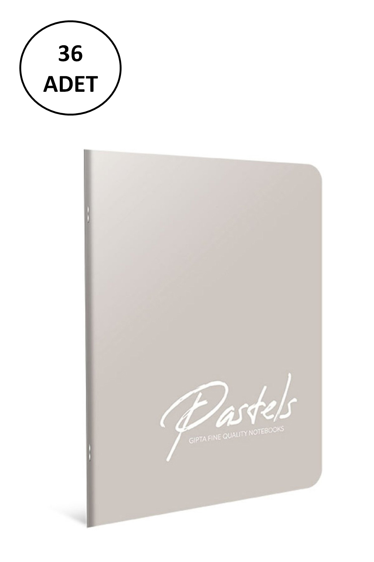 Just Cheap Store Gipta A6 Pastels Tel Dikişli Plastik Kapak Defter 80 Yaprak Çizgi