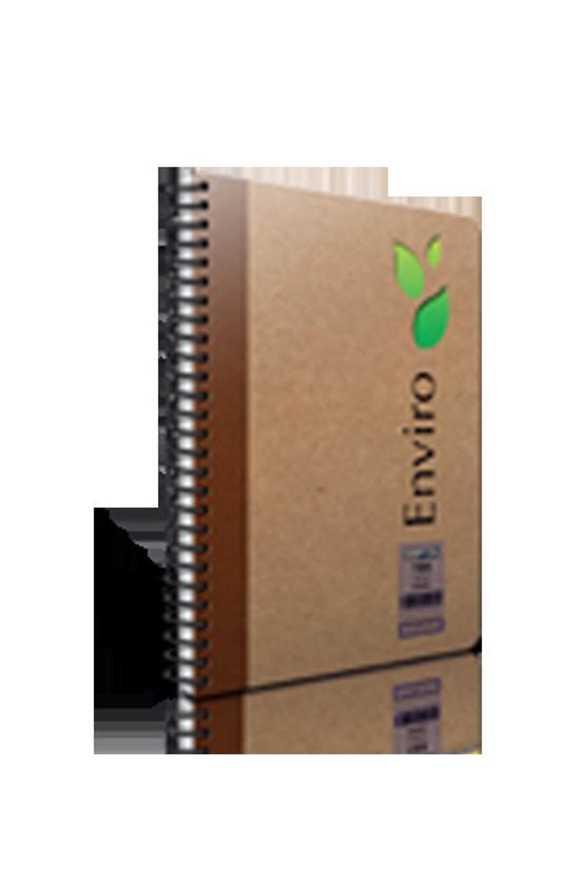 Just Cheap Store Gipta Enviro Kraft A-4 Spiralli Sert Kapak Defter 100 Yaprak Çizg