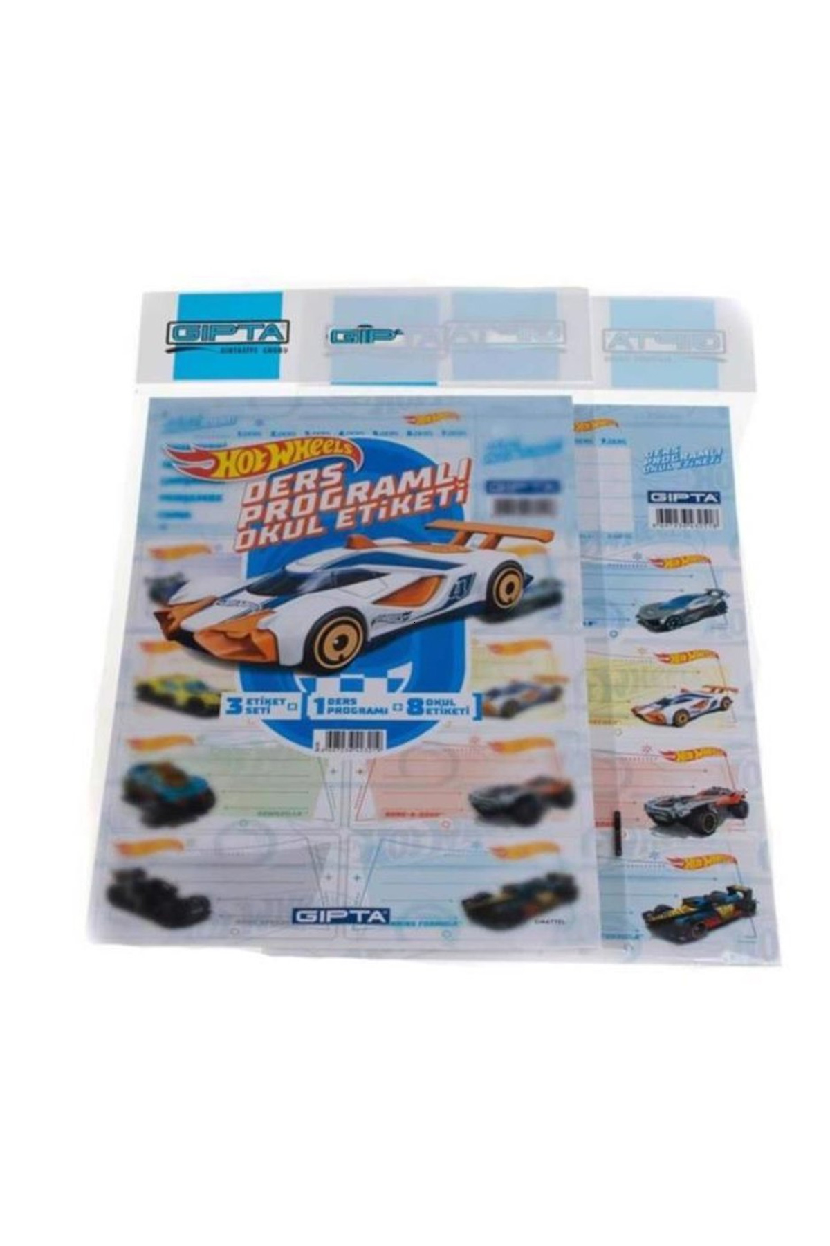 Gıpta Okul Etiketi Ders Programlı Hot Wheels 3 Yaprak 16X24 1 Ade Gıpta Okul Etiketi Ders Programlı Hot Wheels 3 Yaprak 16X24 1 Ade