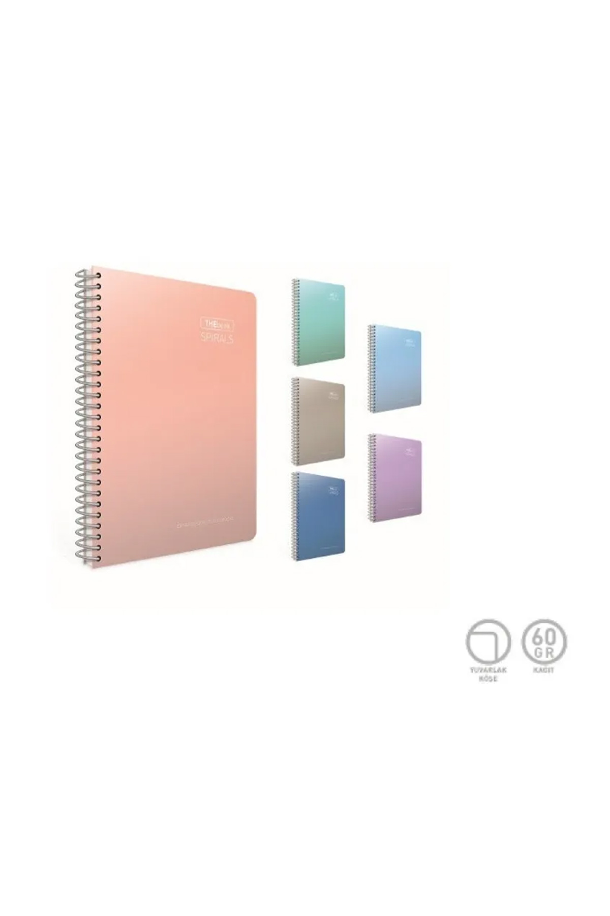 Gıpta Thebook Spirals Spiralli Sert Kapak Not Defteri A4 200 Yapr Gıpta Thebook Spirals Spiralli Sert Kapak Not Defteri A4 200 Yapr
