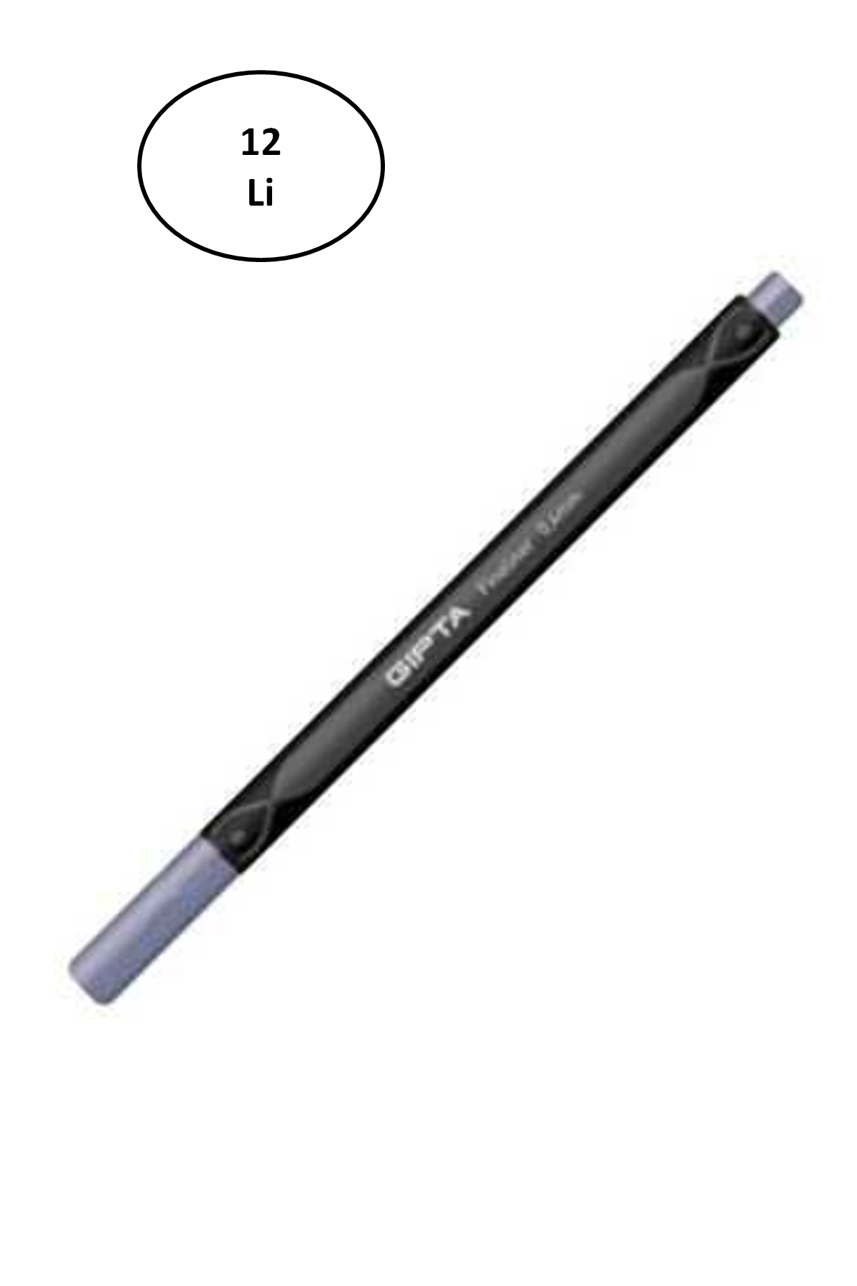 Just Cheap Store Gipta Thick 0.4 Mm Fineliner Yeşil Eflatun Kalem 12'Li