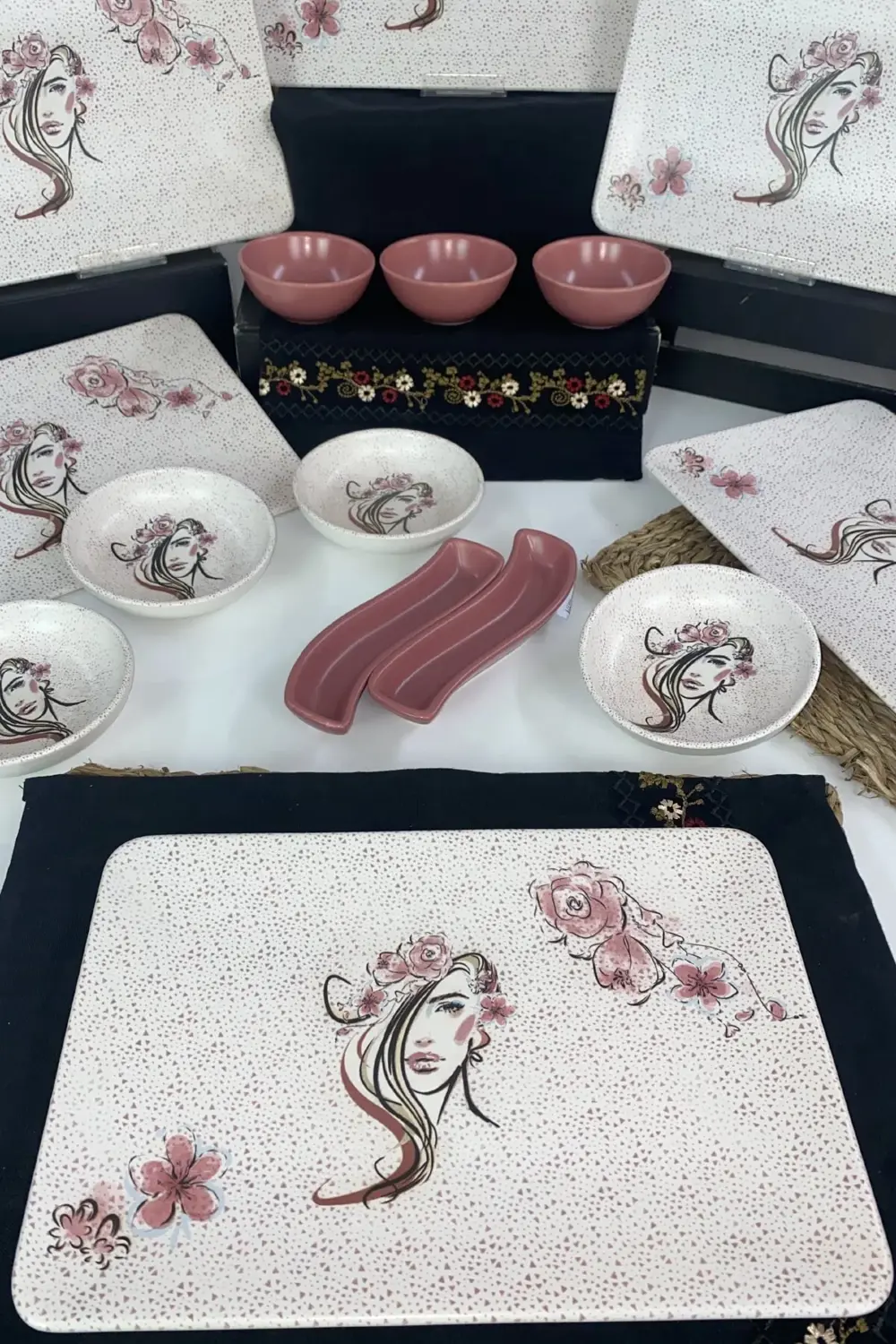 Keramika Girl 15 Parça 6 Kişilik Siera Kahvaltı Takımı