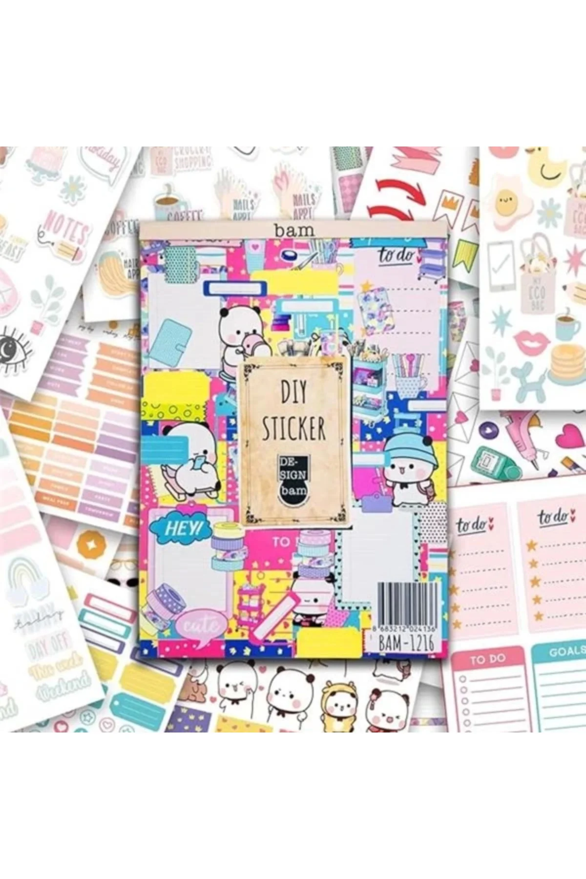 Girl Power My DIY Sticker Book 24 * 17 cm 16 Sayfa Özel Tasarım R
