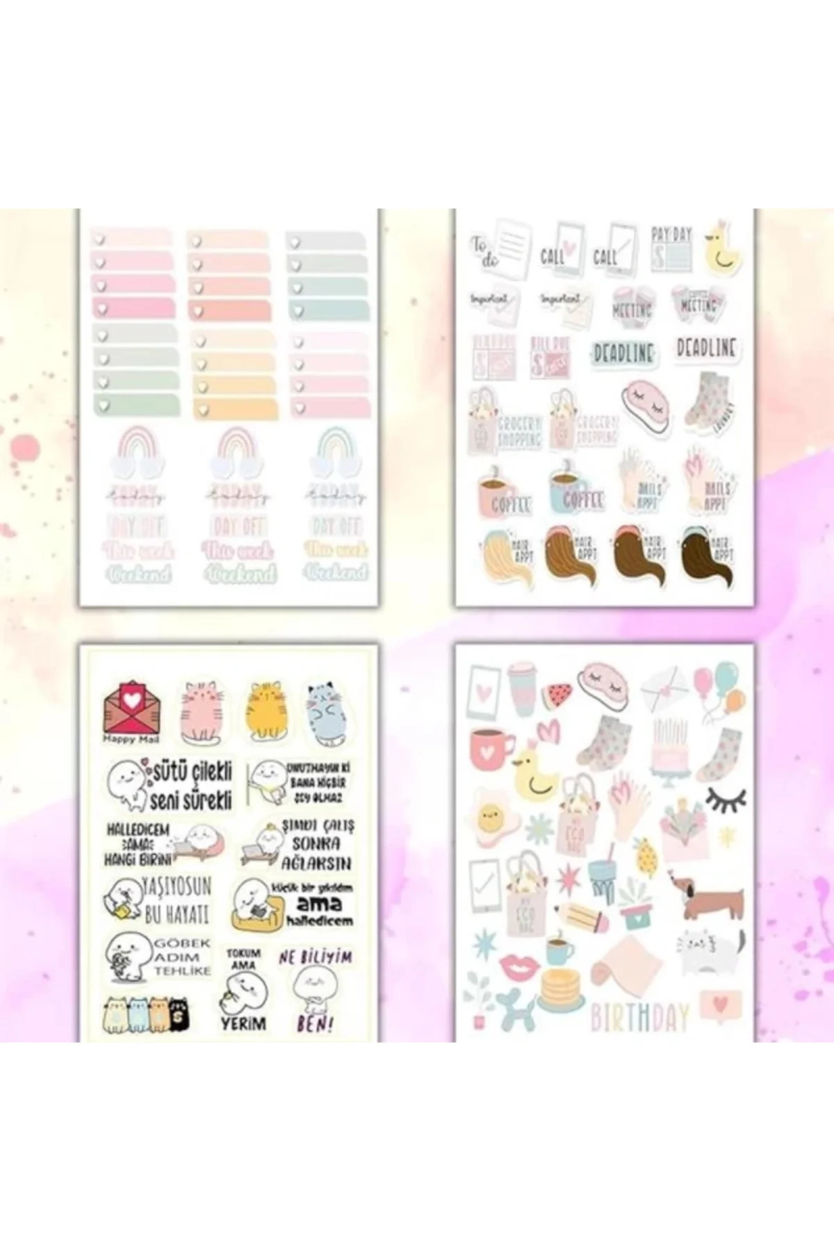 Girl Power My DIY Sticker Book 24 * 17 cm 16 Sayfa Özel Tasarım R