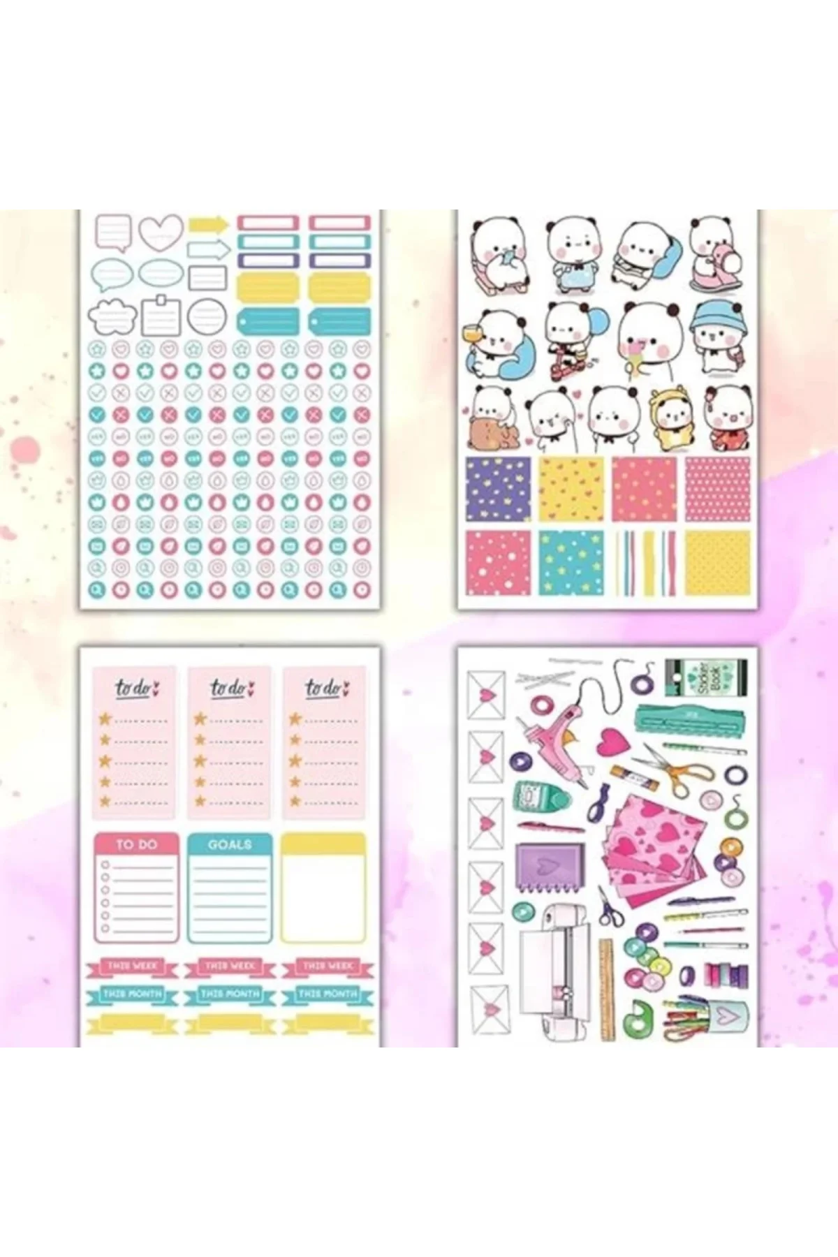 Girl Power My DIY Sticker Book 24 * 17 cm 16 Sayfa Özel Tasarım R