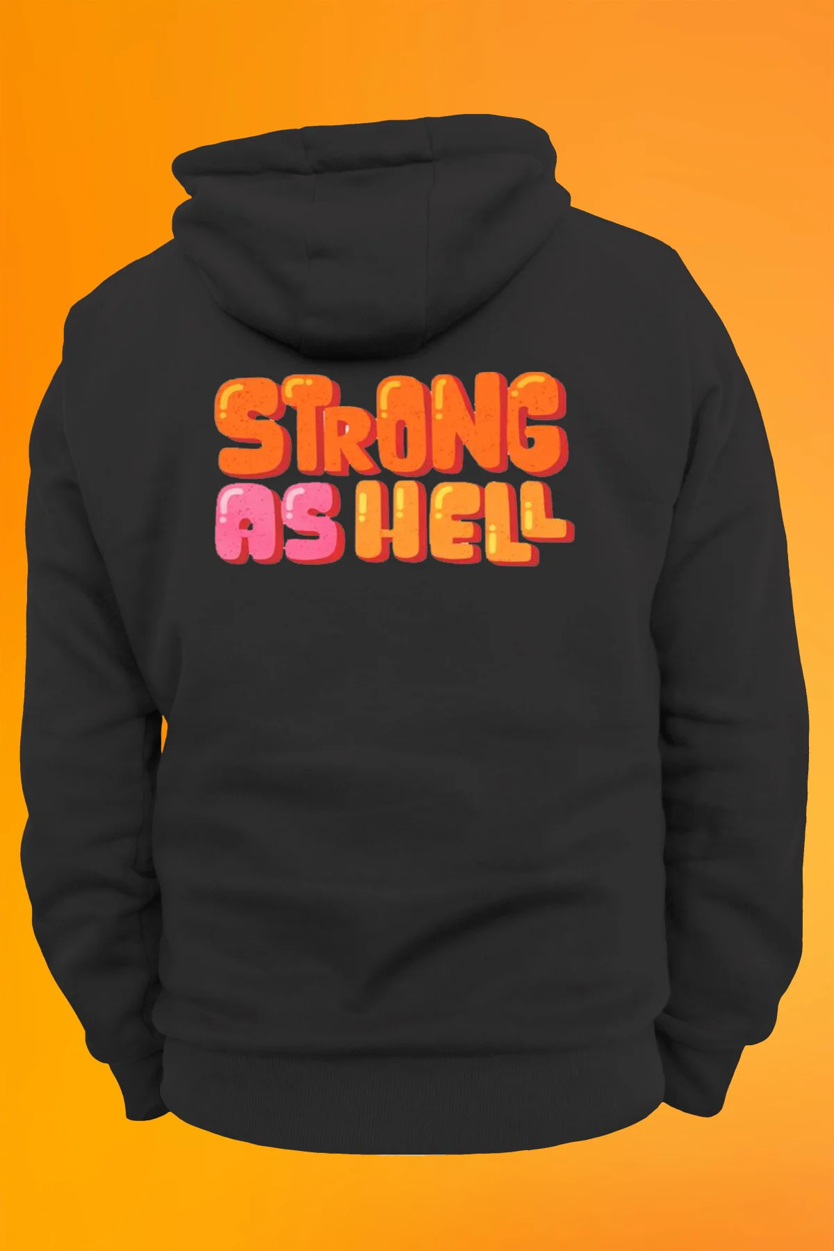 Girlpower Baskılı Kapüşonlu Sweatshirt