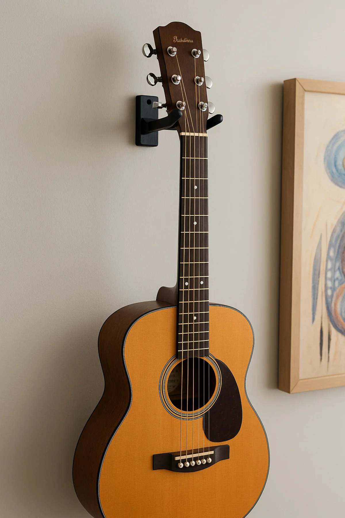 Gitar Duvar Standı Carbon Malzeme Kaliteli Modern