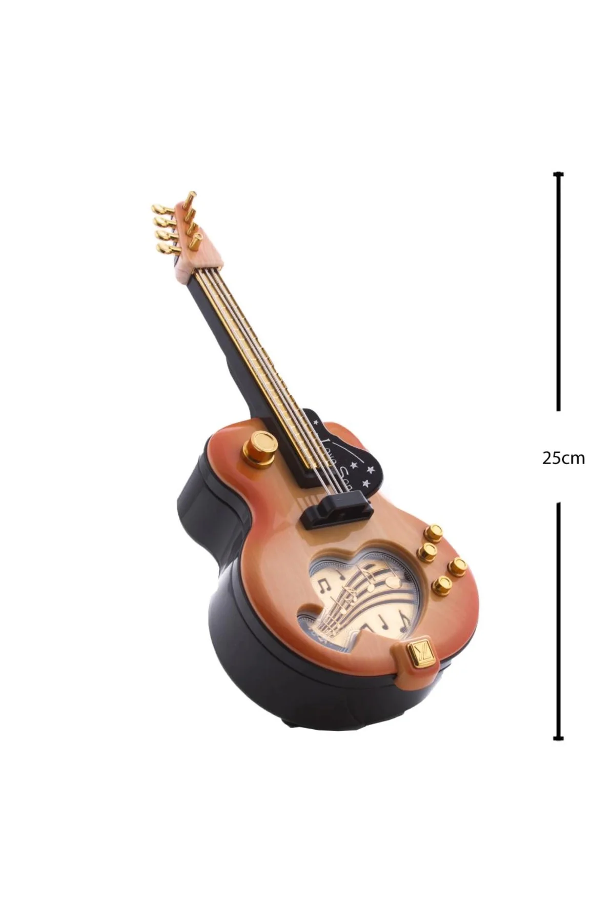 Gitar Görünümlü Nostaljik Müzik Kutusu ( Lisinya )