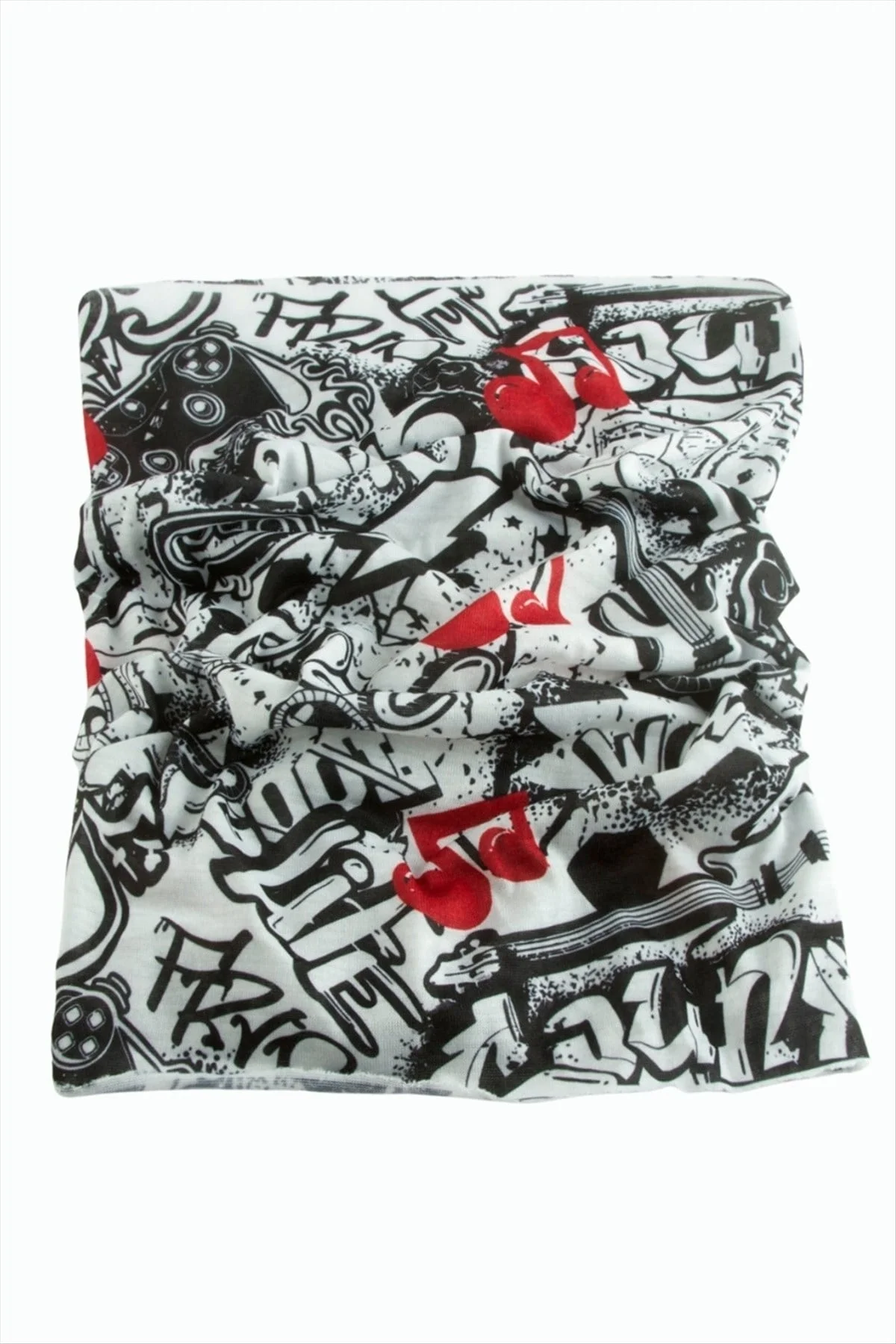 Gitar Nota Desenli Baff Boyunluk