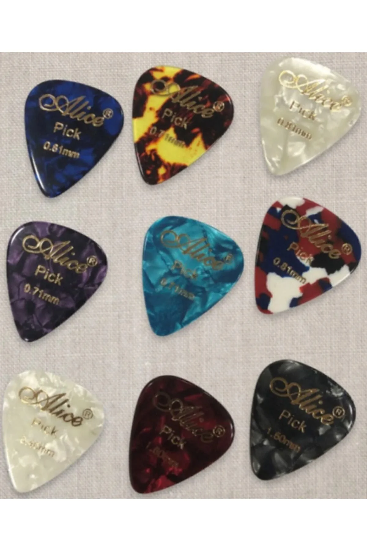 Gitar Penası 9'lu Set Pena