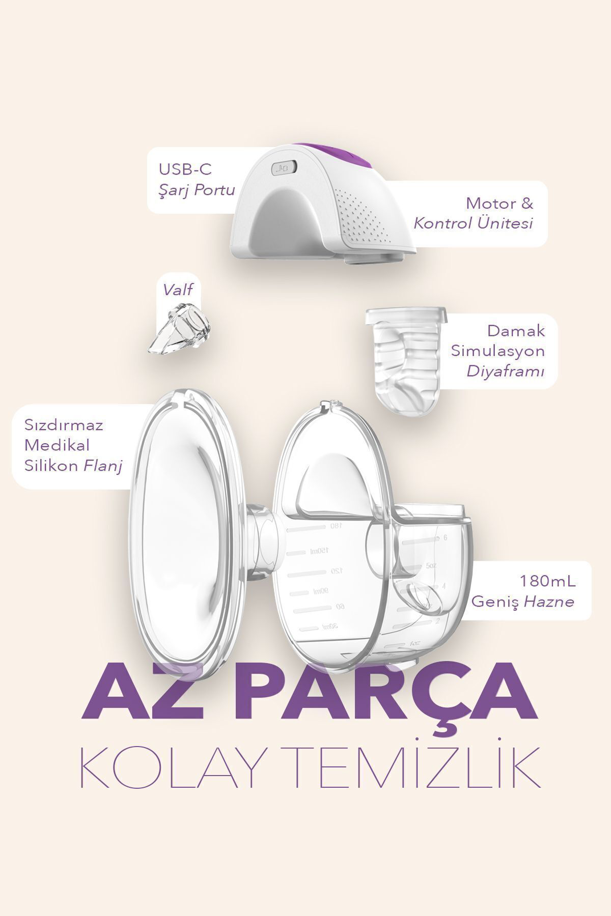 - Giyilebilir Göğüs Pompası