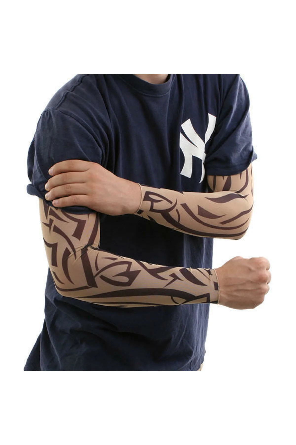 Giyilebilir Kol Dövmesi Çorap Dövme 3D Baskılı Kol Bacak Dövme 2 