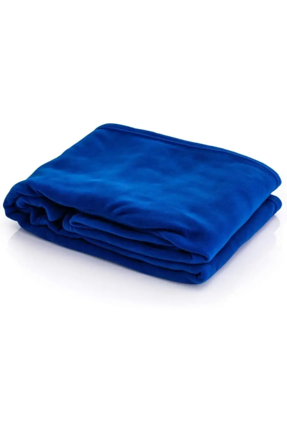 Giyilebilir Mavi Battaniye Giyilebilen Kollu Polar Battaniye Tek