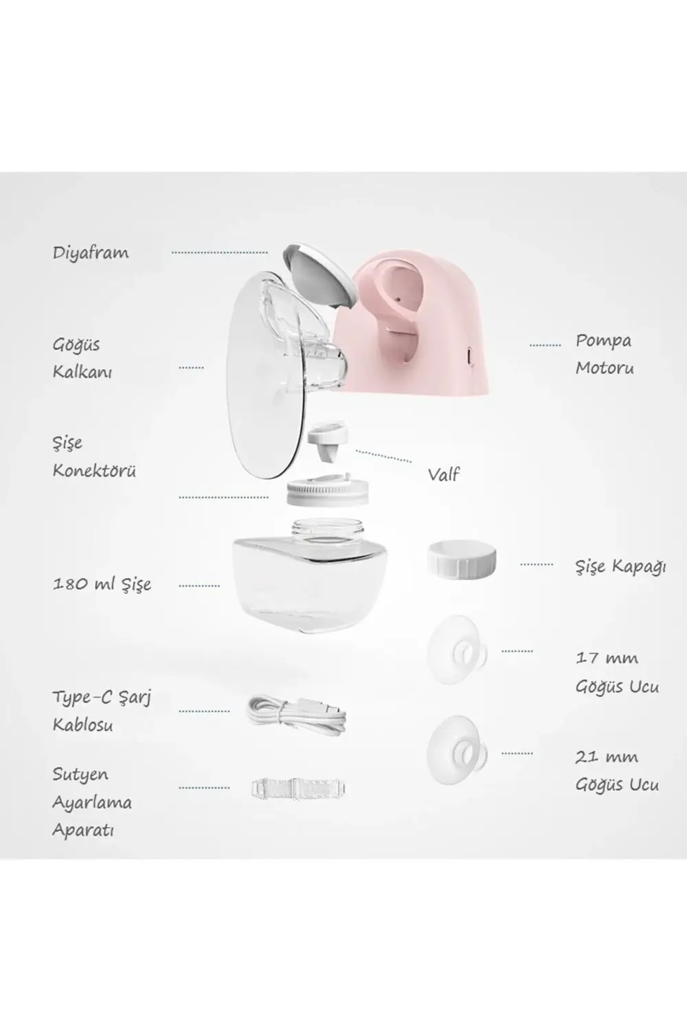 Giyilebilir Süt Pompası