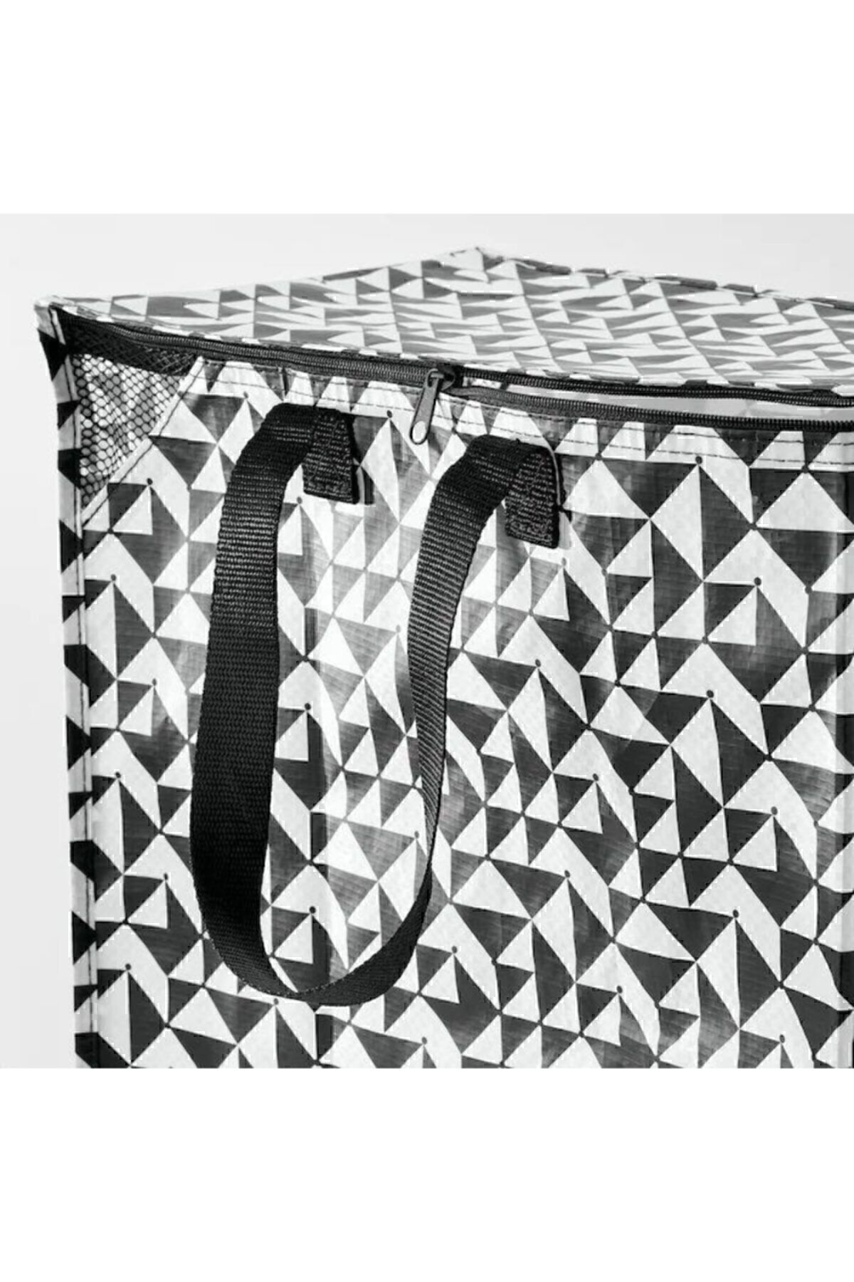 İkea Giysi Malzeme Yemek Taşima Çantasi Desenli Siyah 47 Lt