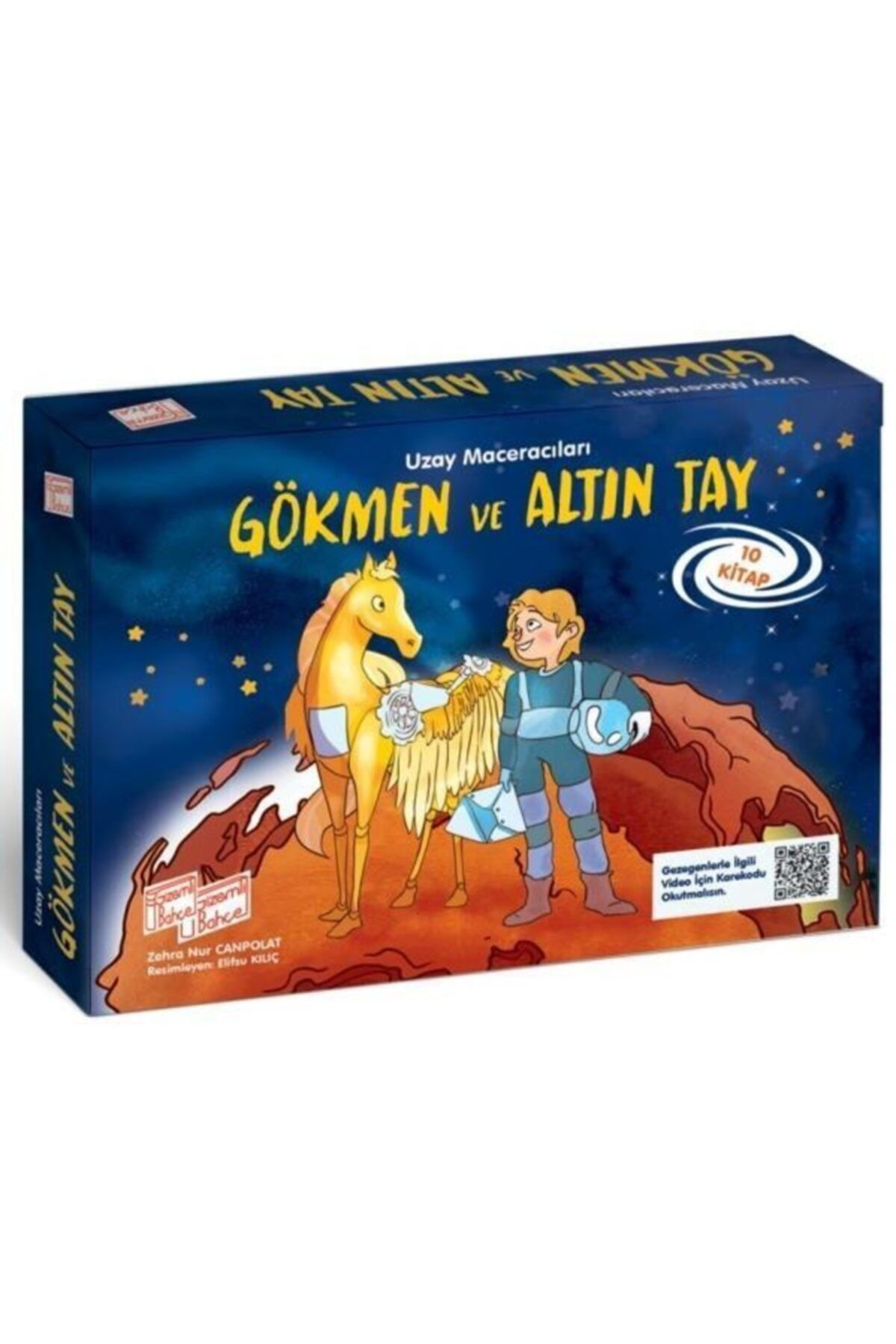 Gizemli Bahce Gökmen ve Altın Tay Uzay Maceraları 10 Kitap