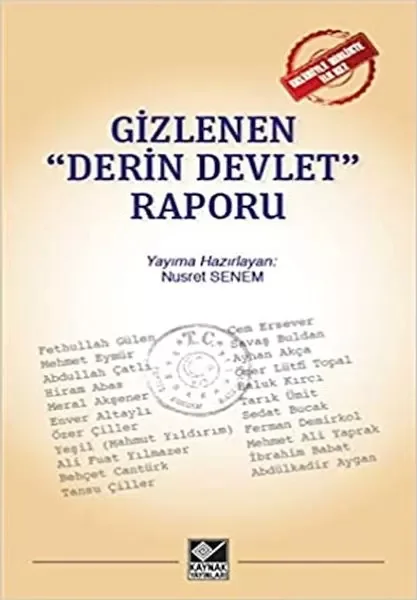Gizlenen "Derin Devlet" Raporu Fiyatı, Yorumları ve Özellikleri