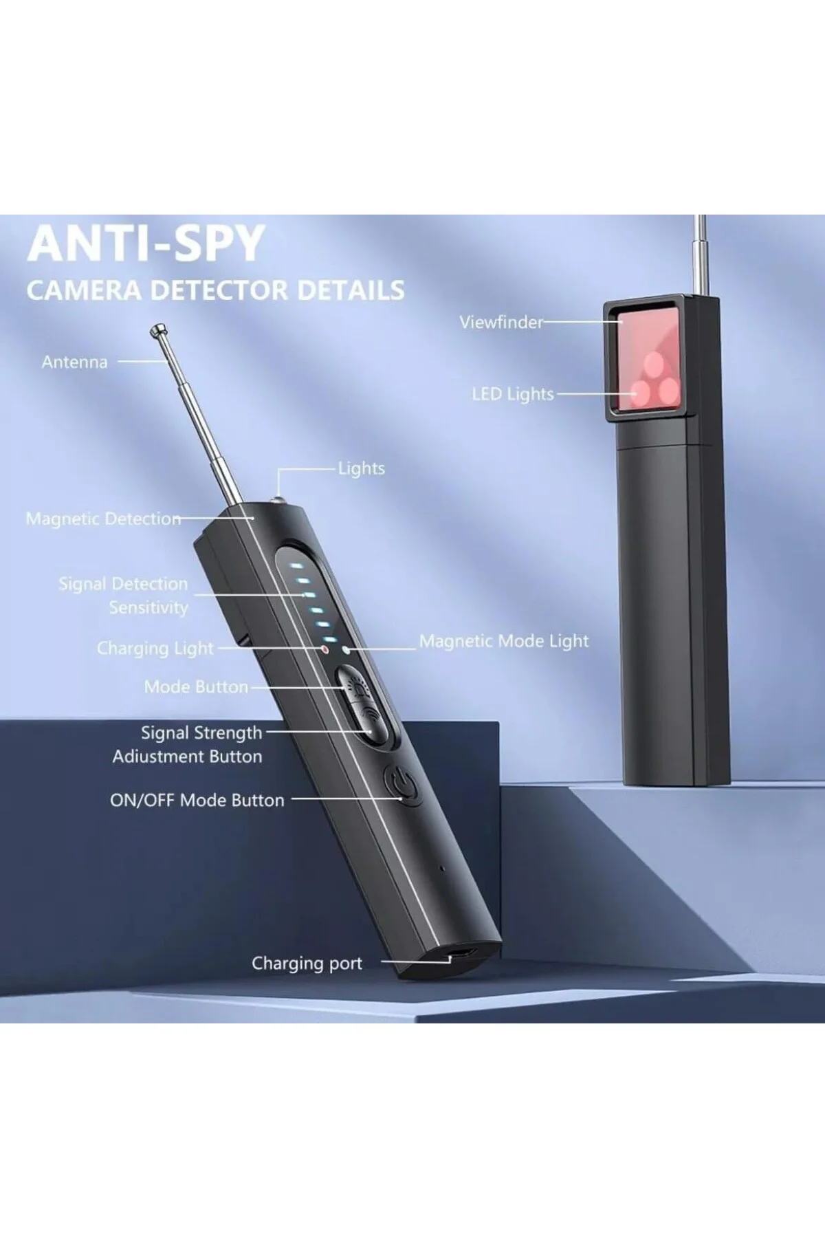 Gizli Kamera ve Dedektörü 2025 Teknolojisi | Anti Spy Kamera Bulucu | GP