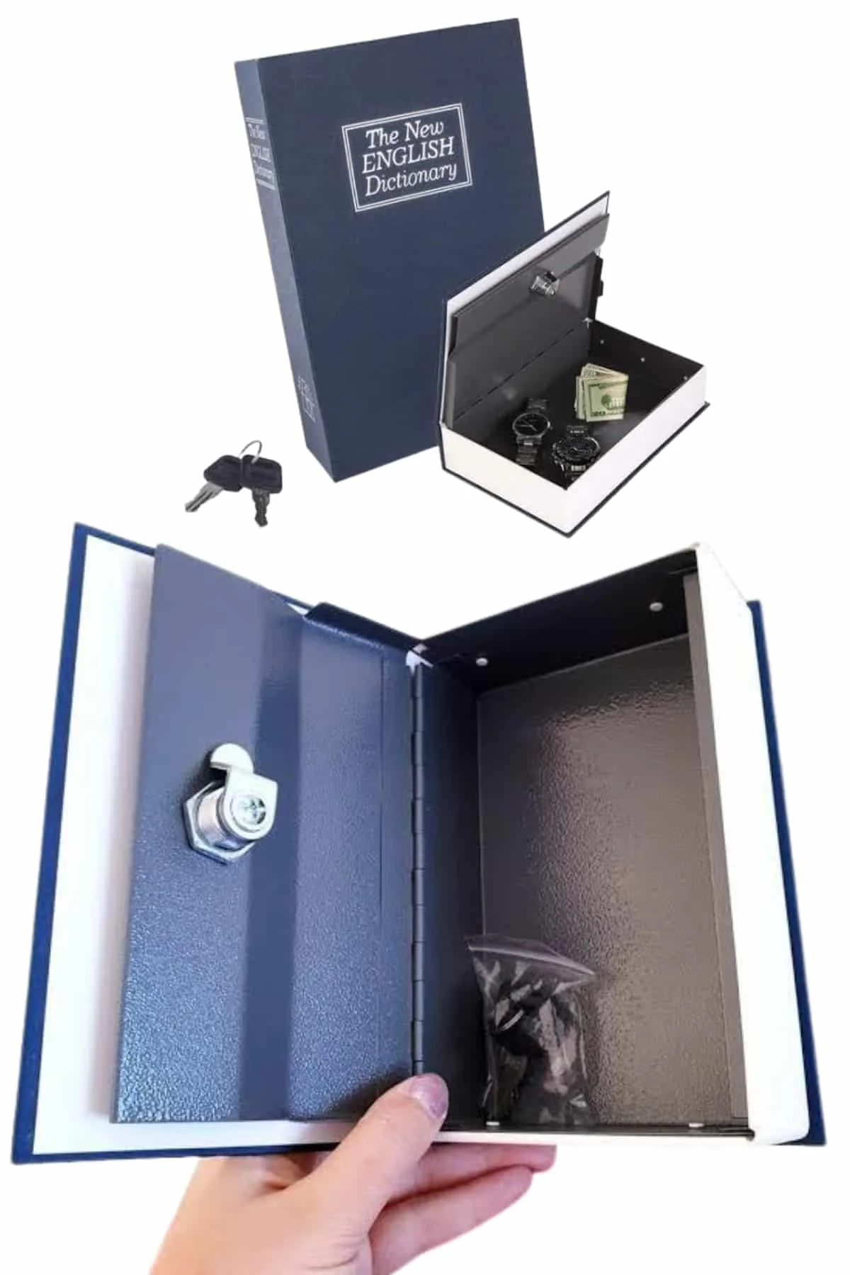 Gizli Kasa Kilitli Sözlük Görünümlü 18cm Gizli Kasa Büyük Boy Anahtarlı Gizli Kasa Kilitli Sözlük Görünümlü 18cm Gizli Kasa Büyük Boy Anahtarlı
