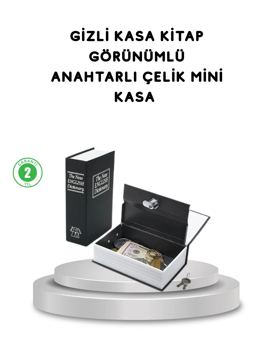 Gizli Kitap Kasa – Metal Gövdeli, Anahtarlı Fiyatı, Yorumları ve Özellikleri